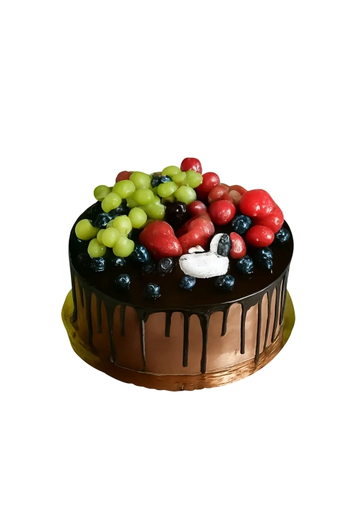 Mix Fruit Chocolate Cake